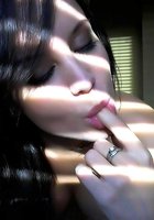 Каринка мечтает о ебли с сексапильным мачо 13 фотография