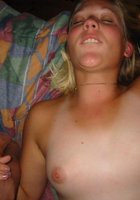 Блондинка подготовила себя к страстному сексу с эфебом 6 фотография