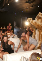 Телки сосут стриптизерам на тусовке 2 фотография